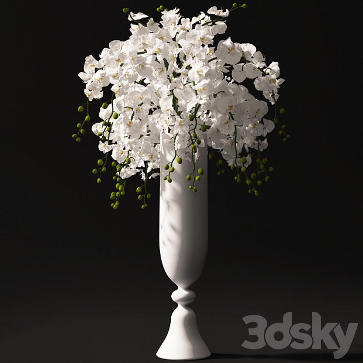 Orchid bouquet 3DS Max - thumbnail 1