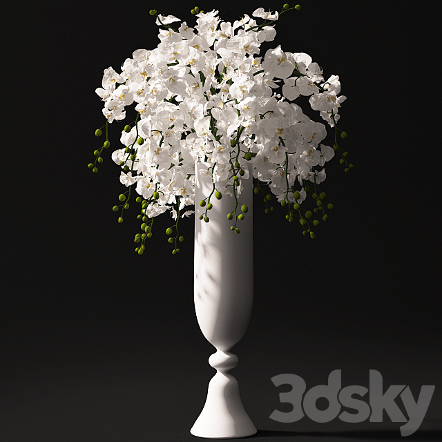 Orchid bouquet 3DSMax File - thumbnail 1