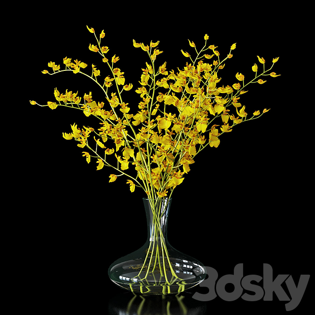 Orchid oncidium 3DSMax File - thumbnail 1