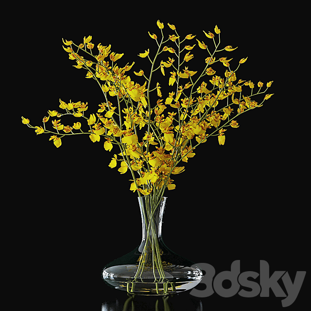 Orchid oncidium 3DSMax File - thumbnail 2