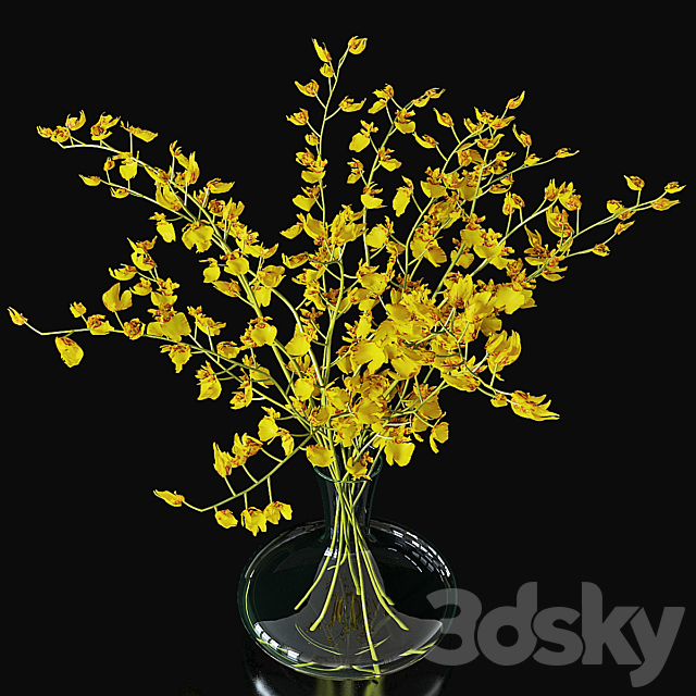 Orchid oncidium 3DSMax File - thumbnail 3