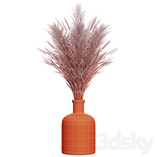 Pampas bouquet flower_02 3DSMax File - thumbnail 5