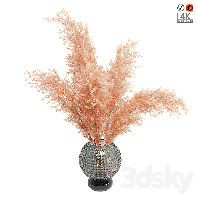 Pampas grass bouquet 3DSMax File - thumbnail 1