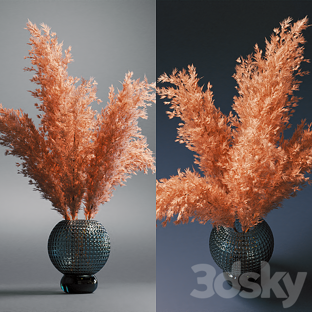 Pampas grass bouquet 3DSMax File - thumbnail 2