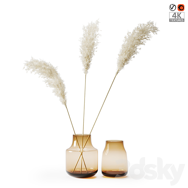 Pampas grass bouquet 3DSMax File - thumbnail 1