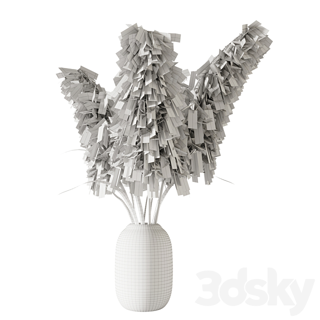 Pampas grass bouquet 3DSMax File - thumbnail 3