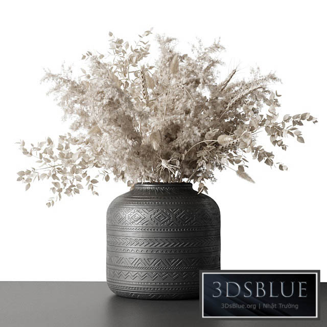 Pampas vase 3DS Max - thumbnail 3