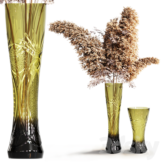 Pampas_vase 2 3DSMax File - thumbnail 1