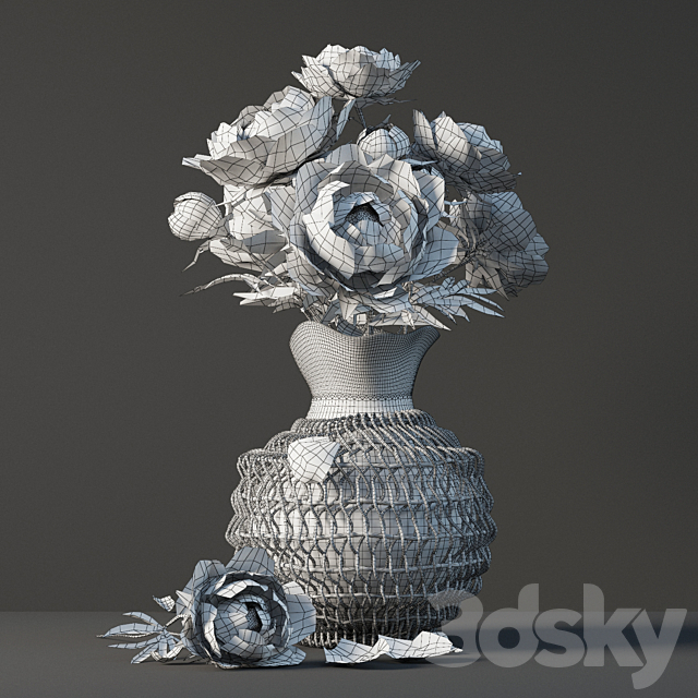 Peonies 3ds Max - thumbnail 2