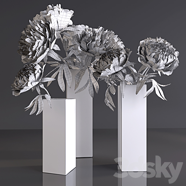 Peonies 3DSMax File - thumbnail 3