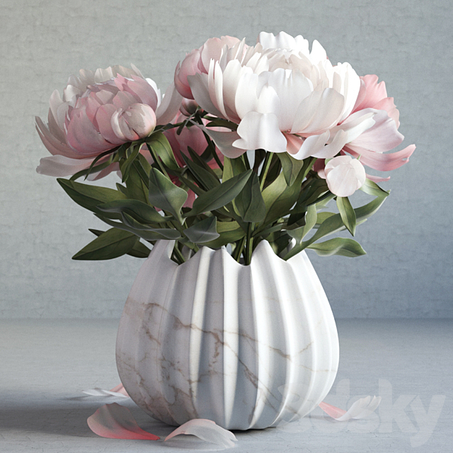 peonies 3DSMax File - thumbnail 1