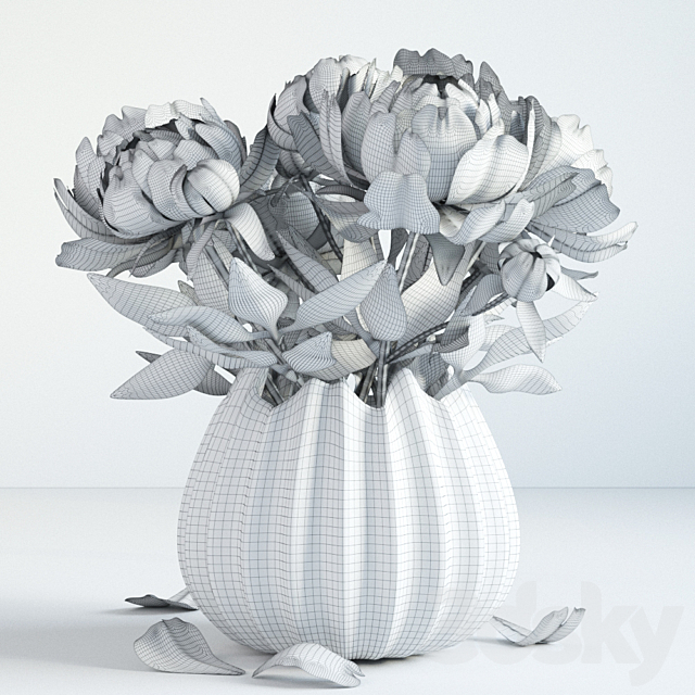 peonies 3DSMax File - thumbnail 3