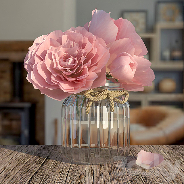 Peonies 3DSMax File - thumbnail 1