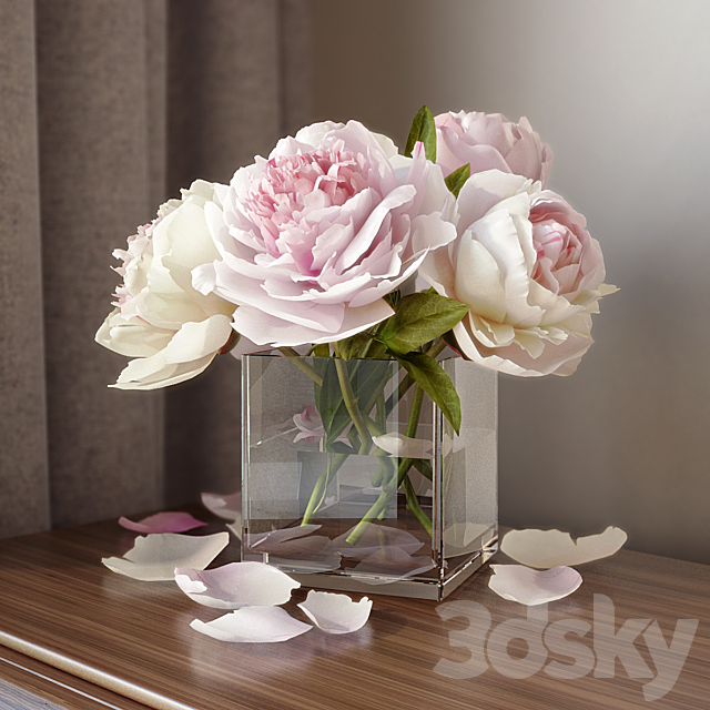 Peonies 3DSMax File - thumbnail 1