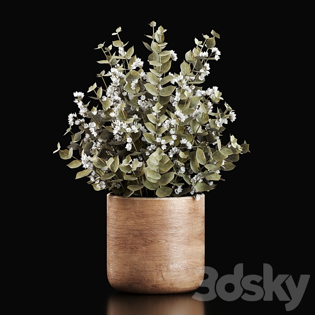 Plants Bouquet 02 3DS Max Model - thumbnail 2