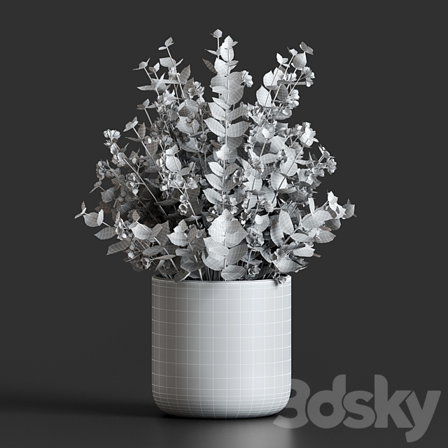 Plants Bouquet 02 3DS Max Model - thumbnail 3