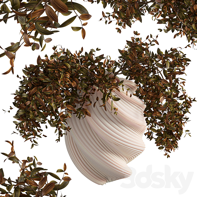 Plants bouquet vase 05 3ds Max - thumbnail 2