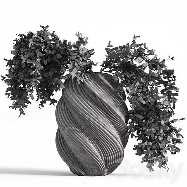 Plants bouquet vase 05 3ds Max - thumbnail 3