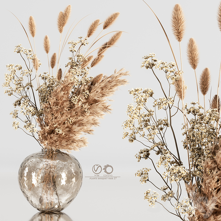 plants bouquet vase 27 3DS Max - thumbnail 2