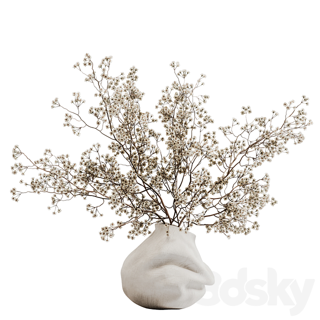 Plants Bouquet Vase 53 3ds Max - thumbnail 2