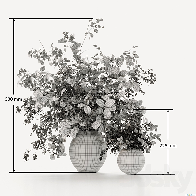 Plants Bouquets 07 3DS Max Model - thumbnail 6