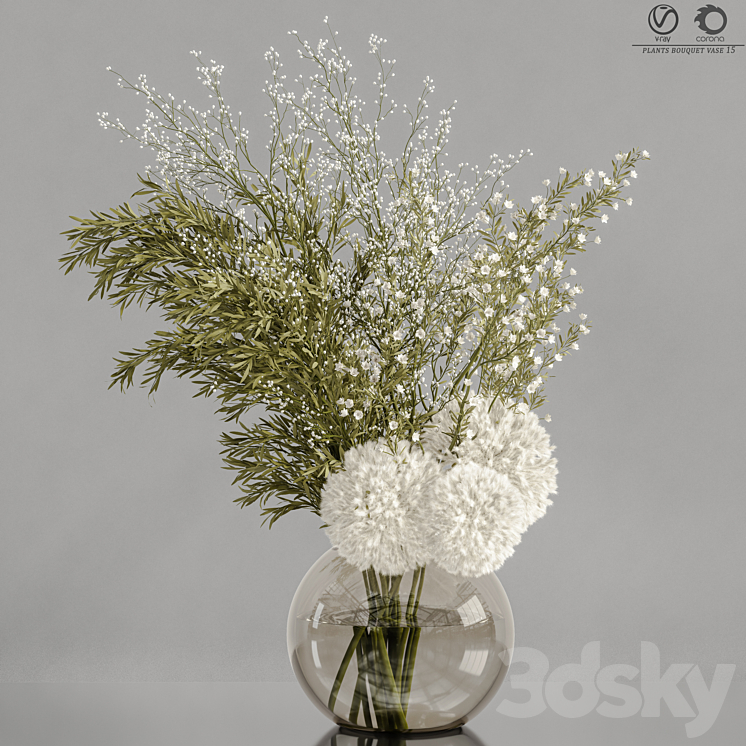 plants_bouquet_vase_15 3DS Max Model - thumbnail 3