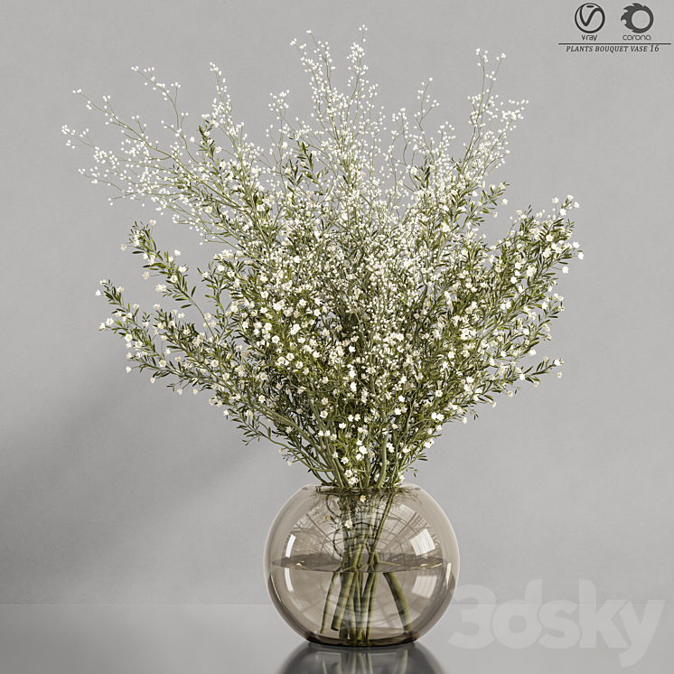 plants_bouquet_vase_16 3DS Max Model - thumbnail 2