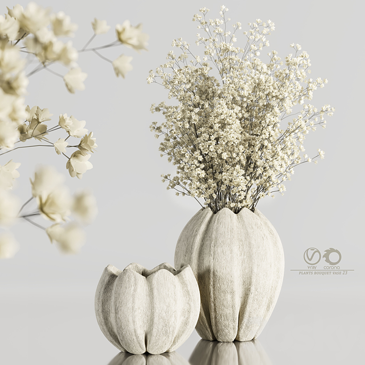 plants_bouquet_vase_23 3DS Max - thumbnail 1