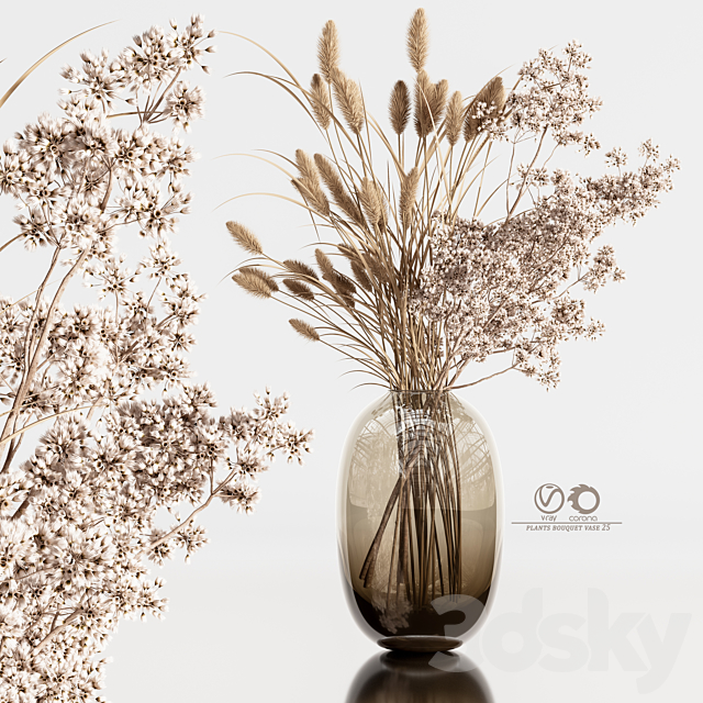 plants_bouquet_vase_25 3DSMax File - thumbnail 2