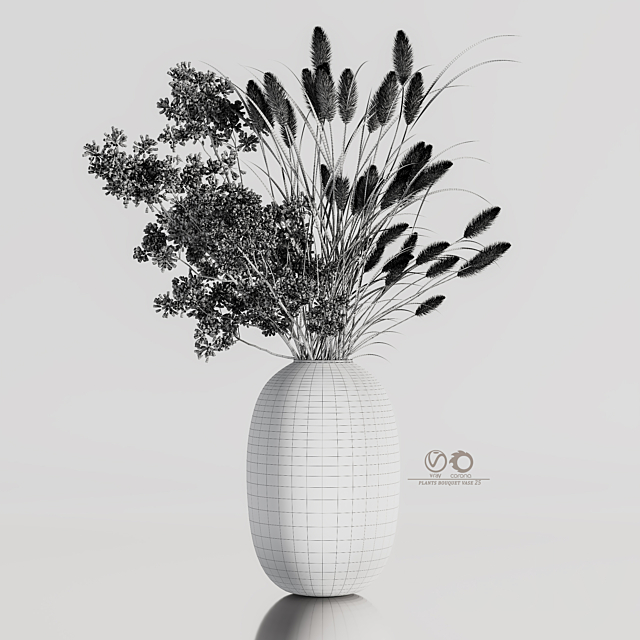 plants_bouquet_vase_25 3DSMax File - thumbnail 4