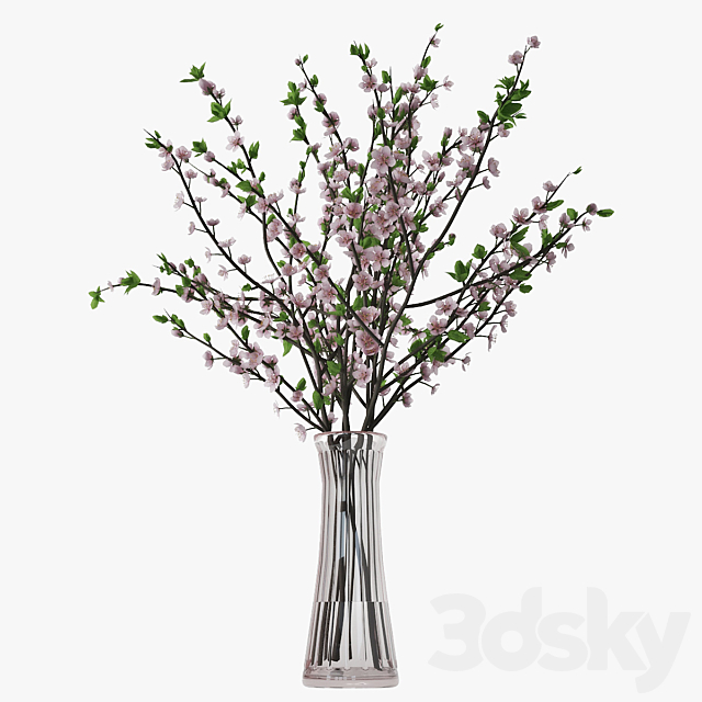 Plum blossom 02 3DS Max Model - thumbnail 2