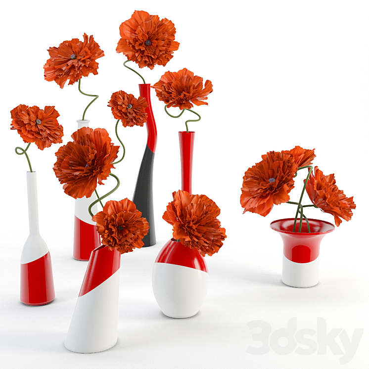 Poppies 3DS Max - thumbnail 2