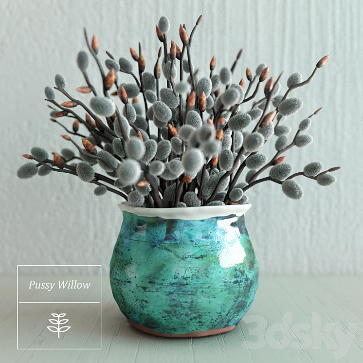 Pussy Willow Bouquet 3DS Max - thumbnail 1