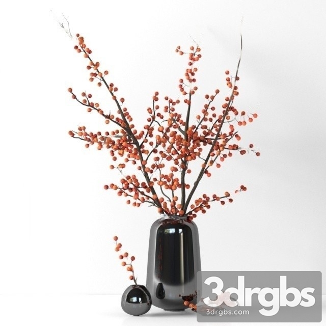 Red Berries 3dsmax Download - thumbnail 1