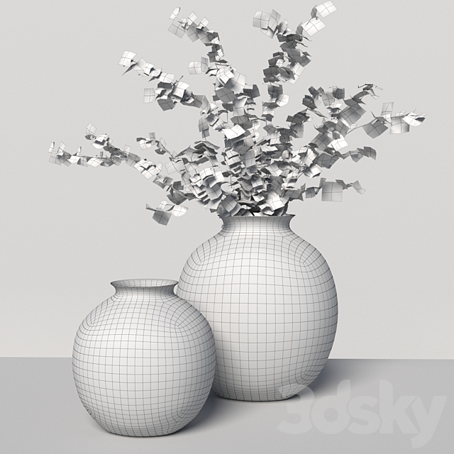 RH Burnished Brass Vase 3ds Max - thumbnail 3