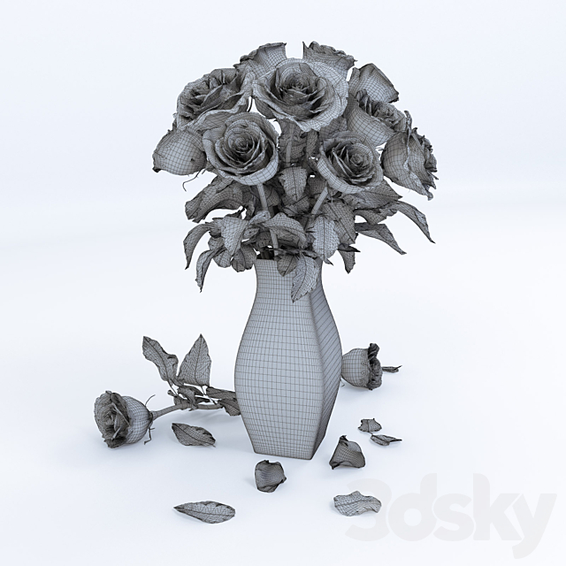 rose “Kerio” 3DS Max Model - thumbnail 3