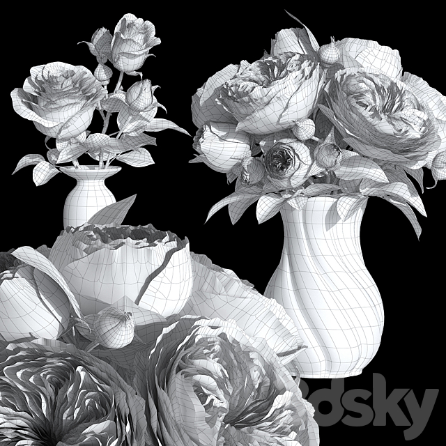 Roses 3DSMax File - thumbnail 3