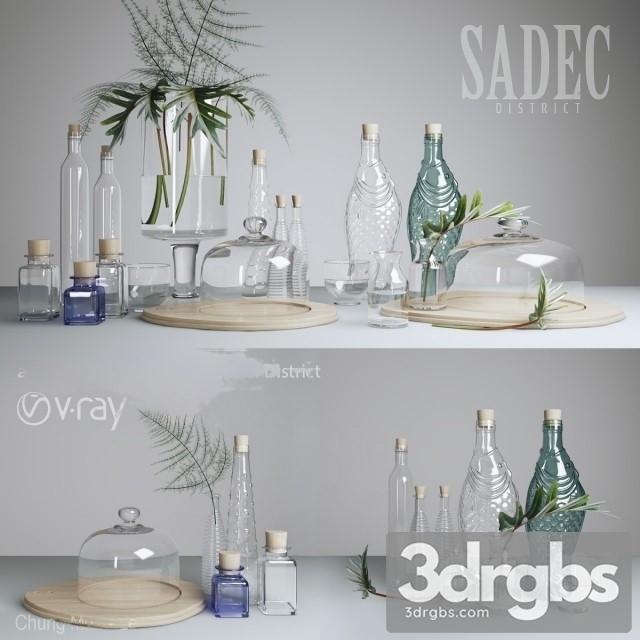 Sadec District Glass Ware 3dsmax Download - thumbnail 1