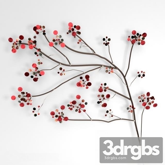 Sakura Wall Decor 3dsmax Download - thumbnail 1