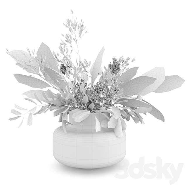 Scandinavian bouquet 3DS Max Model - thumbnail 5