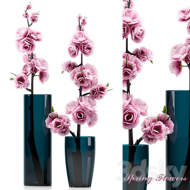 SPRING FLOWERS 3DSMax File - thumbnail 1