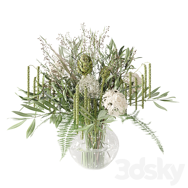 Summer bouquet 3ds Max - thumbnail 3