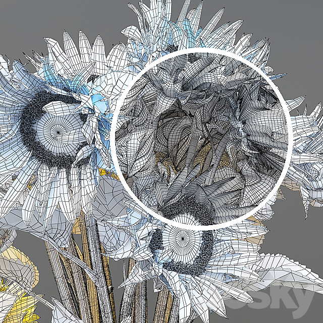 Sunflower1 3DSMax File - thumbnail 3