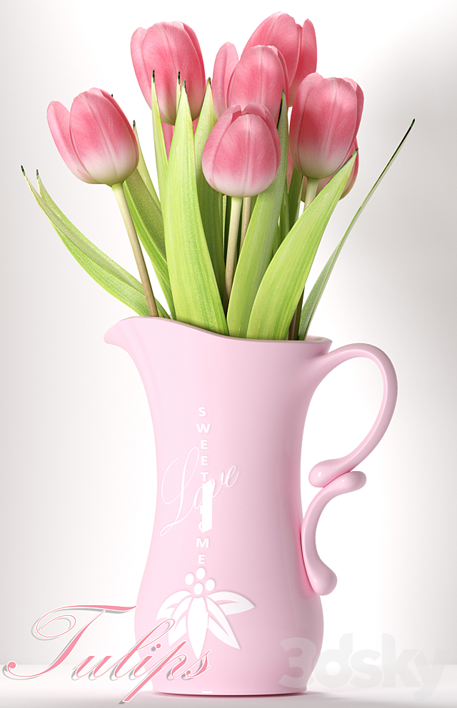 TULIP 8 3DS Max Model - thumbnail 2