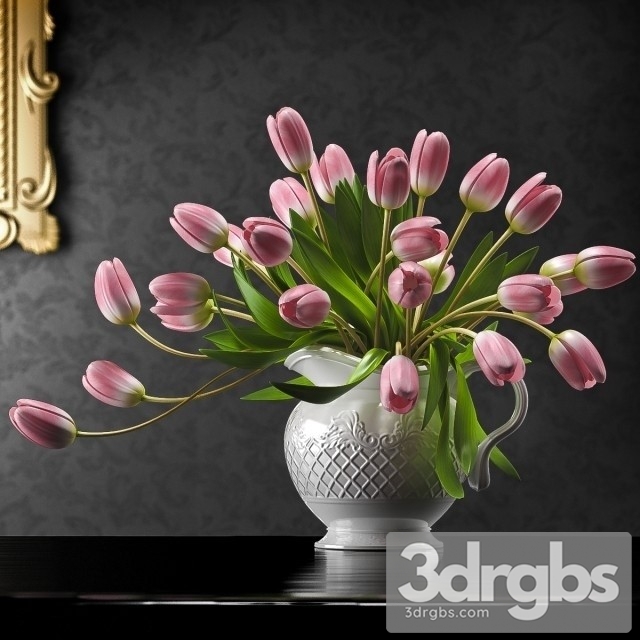 Tulip Bouquet 6 3dsmax Download - thumbnail 1