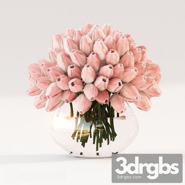 Tulip Bouquet Big 3dsmax Download - thumbnail 1