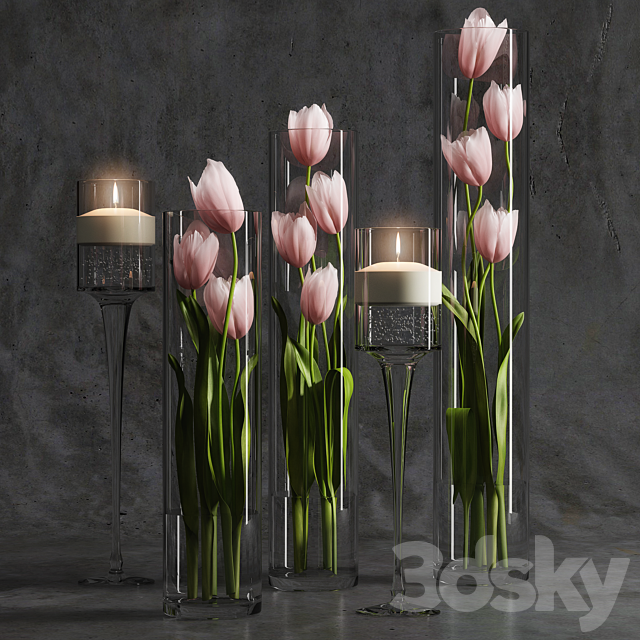 Tulips 2 3DSMax File - thumbnail 1