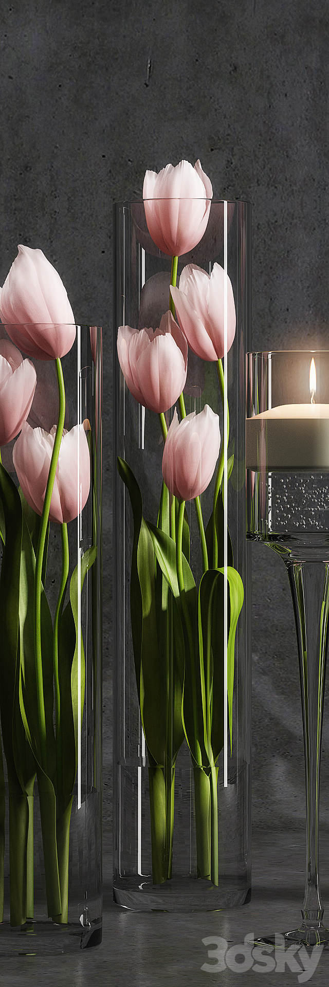 Tulips 2 3DSMax File - thumbnail 2