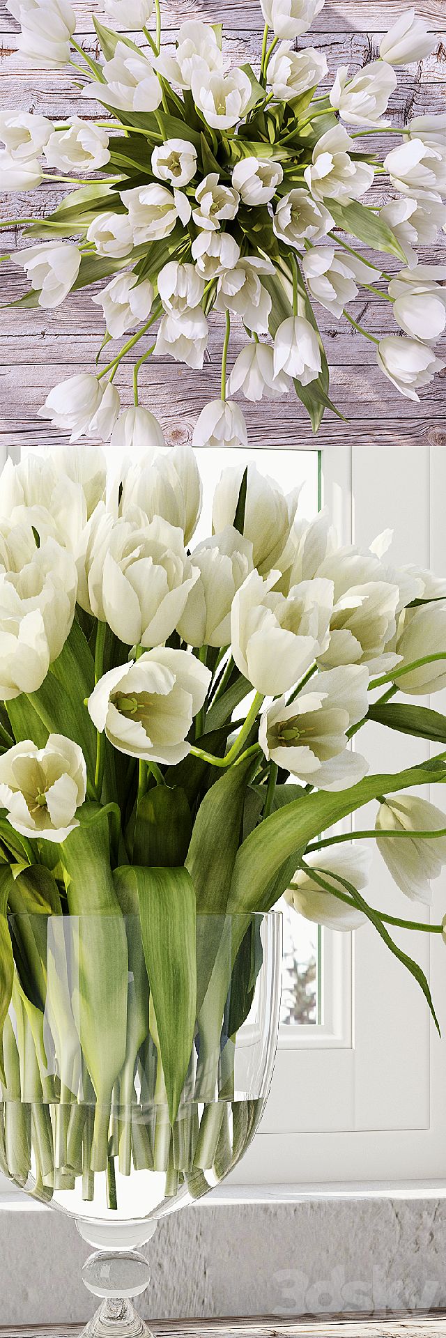 Tulips 3 3DSMax File - thumbnail 2