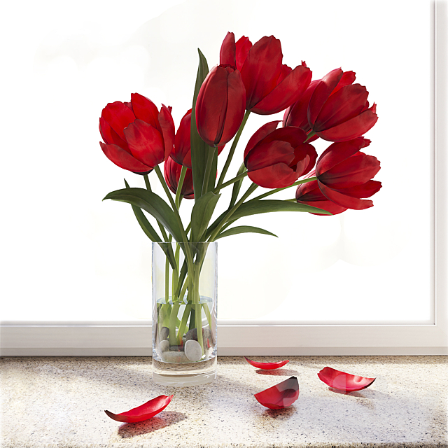 Tulips 3ds Max - thumbnail 1